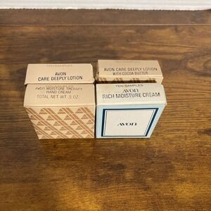 Vintage Avon Lotion Samples Set Care Deeply Moisture Therapy Rich Cream 36 Piece